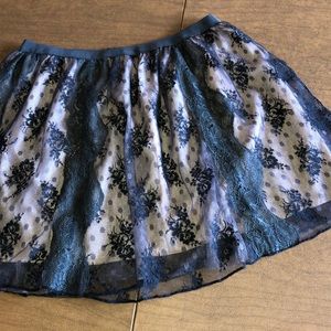 NEW Black Pink American Eagle Mini Skater Skirt SP